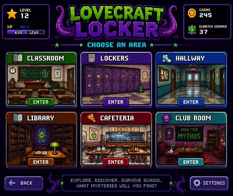 Lovecraft Locker 主线事件 场景图 5